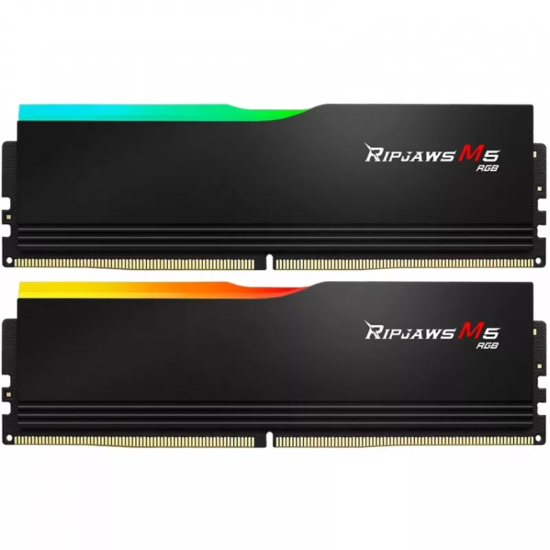 DIMM 64 GB DDR5-6400 (2x 32 GB) Dual-Kit, Memory Must, F5-6400J3239G32GX2-RM5RK, Ripjaws M5 RGB, INTEL XMP