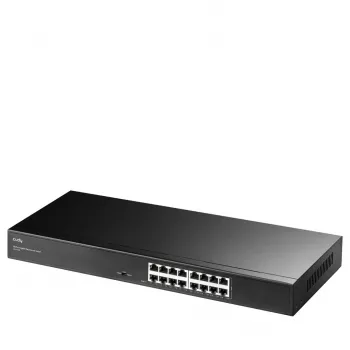 Võrgulüliti Cudy GS1016L — 16-pordiline Gigabit Ethernet (10/100/1000), 32 Gbit/s kommuteerimisvõimsus, riiulikinnitus