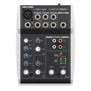 Behringer XENYX 502S - analooghelipult