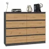 Topeshop M8 120 ANT/ART KPL kummut