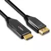 Lindy 3m Active DisplayPort 1.4 to HDMI 8K60 kaabel, 3 m, DisplayPort, HDMI, Male, Male, sirge