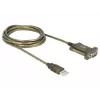 Jadakaabel DeLOCK 64073 USB Type-A DB-9 Läbipaistev 2m