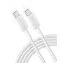 USB-C – USB-C kaabel Anker 322 — 1,8 m, valge