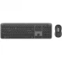 Logitech Signature õhuke Combo MK950 - klaviatuuri-hiirekomplekt - 100% - täissuuruses - juhtmevaba - Bluetooth 5.1 LE - QWERTY - hispaania - grafiit (920-012486)