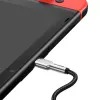 USB-C–USB-C kaabel Baseus Cafule Metal — 2 m, 100 W laadimine, USB 2.0 (480 Mbps), tsingitud kontaktid, must