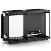 DAN Cases A4-SFX V4.1 - Hõbedane + Alpenföhn Must Ridge - 120mm