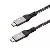 USB-C kuni USB-C kaabel GEMBIRD CCBP-USB4-CMCM240 1,5 m, USB4 Gen 3x2, 40 Gbit/s, 240 W, must