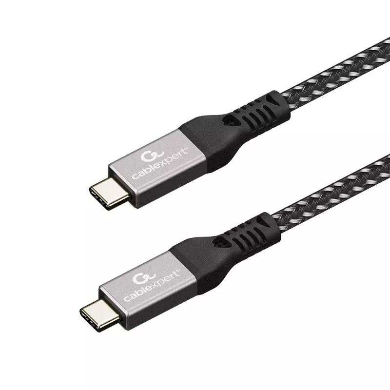 USB-C kuni USB-C kaabel GEMBIRD CCBP-USB4-CMCM240 1,5 m, USB4 Gen 3x2, 40 Gbit/s, 240 W, must