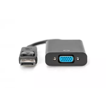 Assmann DisplayPort adapterkaabel. DP - HD15 M/F. 0.15m. lukustusega. DP 1.1 ühilduv. UL. sinine. varjestuseta. 32AWG (AK-340410-001-S)