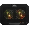 Sülearvuti jahutusalus DEFENDER NS-510, 2 ventilaatoriga, 2×USB pordiga ja RGB valgustusega