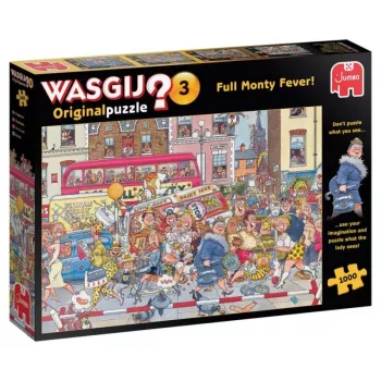 Jumbo Wasgij Originaal 3- 3 Full Monty Fever 1000 Osaline Pusle (81923) (81923)