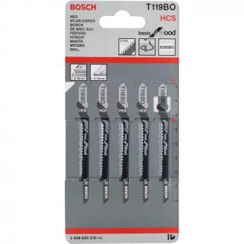 Bosch 2 608 630 310 tikksae/lehtsae/saagimissaetera Tikksaetera Kõrge süsinikusisaldusega teras (HCS) 5 tk