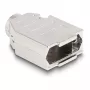 Kaabli kaitseümbris DELOCK D-Sub Housing 9 kontaktiga (isas-/emaspistik) hõbedane plastik, 31×46×16 mm
