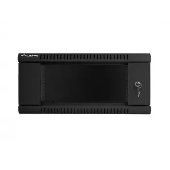 Seinale kinnitatav kapp LANBERG WF01-6404-10B 4U 19 tolli 600×450×285 mm IP20 must, 60 kg kandevõime