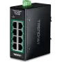 TRENDnet 8-pordiline tööstuslik Gigabit PoE+ DIN-rööpa minilüliti (TI-PGLC80)
