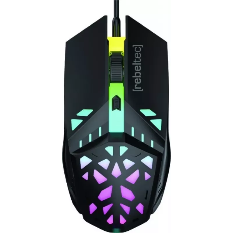 Juhtmega mängurihiir Rebeltec SHARK — ergonoomiline disain, optiline sensor
