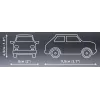 Mänguasjade ehituskomplekt Cobi Youngtimer Collection Fiat 126p el 24531 — 150 tk