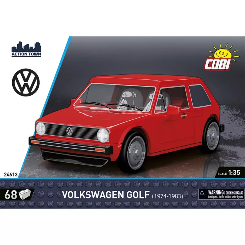 Mudelikomplekt Cobi Volkswagen Golf 1974–1983 1:35 ehitamiseks ja väljapanekuks