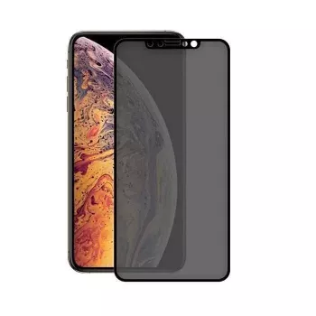 Karastatud klaasist ekraanikaitse Devia Real Series iPhone XS Max’ile, 3D täisekraan, must