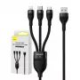USB-kaabel Baseus SUP0003351 1,2 m USB A USB C/Micro USB-A/Lightning Must