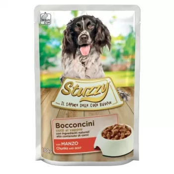 STUZZY veiselihaga tükid - märg koeratoit - 100 g