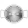 Keedunõude komplekt ZWILLING 65120-005-0 — 5-osaline roostevabast terasest kastrulite komplekt, kaantega, ahju- ja nõudepesumasinakindel, mittenakkuva kattega, max 200°C