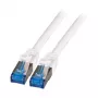 EFB-Elektronik RJ45 patch-kaabel Cat.6A S/FTP TPECat.7 Raw kaabel superflex Valge 1,5m Tootja: EFB Elektronik (K5525FWS.1,5)