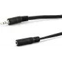 Audio pikenduskaabel e p B 125/5 LOSE — 3,5 mm isane kuni 3,5 mm emane, 5 m, must
