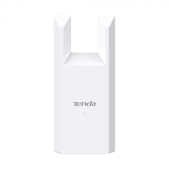 Võrgu repiiter TENDA T10 2.4 GHz Wi‑Fi 4, 300 Mbps, 2 välist antenni, 1x RJ-45, valge