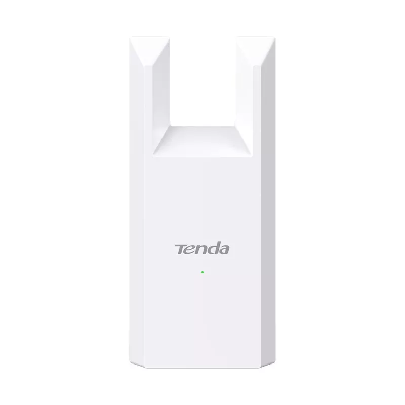 Võrgu repiiter TENDA T10 2.4 GHz Wi‑Fi 4, 300 Mbps, 2 välist antenni, 1x RJ-45, valge