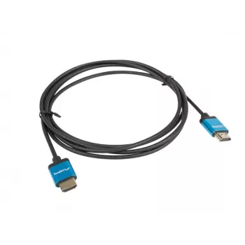 HDMI kaabel LANBERG CA-HDMI-22CU-0018-BK 1,8 m — HDMI tüüp A–A, HDMI 2.0, 18 Gbit/s, ARC, kullatud