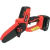 Akutoitega kettsaag YATO YT-828135 — 18V Li-Ion 2Ah, 10 cm latt, 3200 p/min, 4,8 m/s keti kiirus, 26 lüli