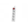 Pikendusjuhe Lanberg PS1-04E-0150-W 1,5 m 4 vahelduvvoolu pistikupesa siseruumidesse valge