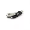 MediaRange MR932 - USB-mälupulk - 32 GB - USB 2.0 / mikro-USB - must/hõbedane (MR932-2)