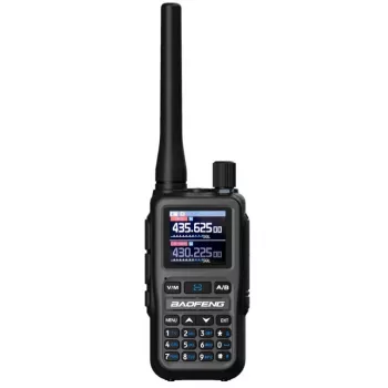 Baofeng UV-5R EU MINI USB-C Bluetooth VHF UHF lennundusvööndi hall raadiosaatja
