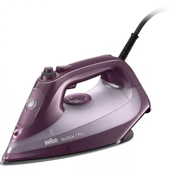 Braun TexStyle 7 Pro SI 7181 VI triikraud kuiv- ja aurutriikraud EloxalPlus tallaga 3100 W Violetne