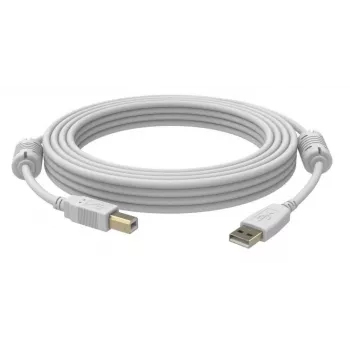 USB-kaabel Vision 3m USB 2.0 USB A USB B Valge