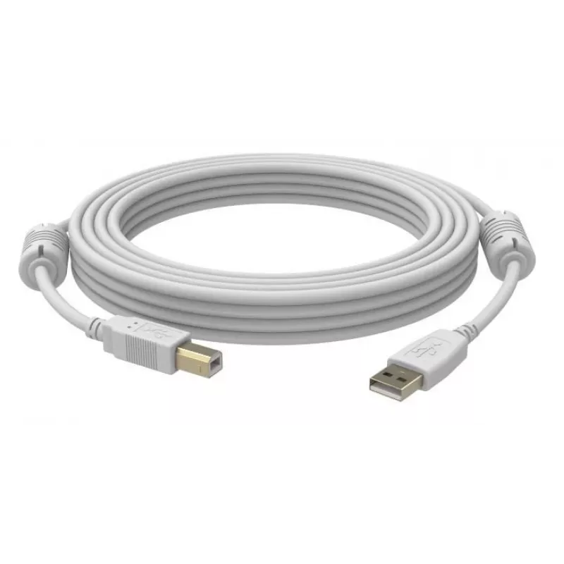 USB-kaabel Vision 3m USB 2.0 USB A USB B Valge