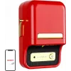 Sildiprinter NIIMBOT B21S punane — kompaktne termoprinter Bluetoothiga, 50 mm prindilaius, 60 mm/s, 1200 mAh aku