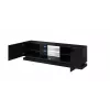 Cama TV-kapp QIU 200 MDF must läikiv/must läikiv