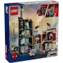LEGO Marvel komplekt 76324 Spider-Man vs. Oscorp ehitusmänguasi, 808 detaili, 8 minifiguuri, vanusele 10+