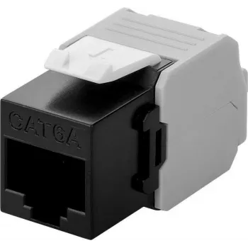 Microconnect KEYSTONE-16 keystone-moodul Flat Black RJ-45