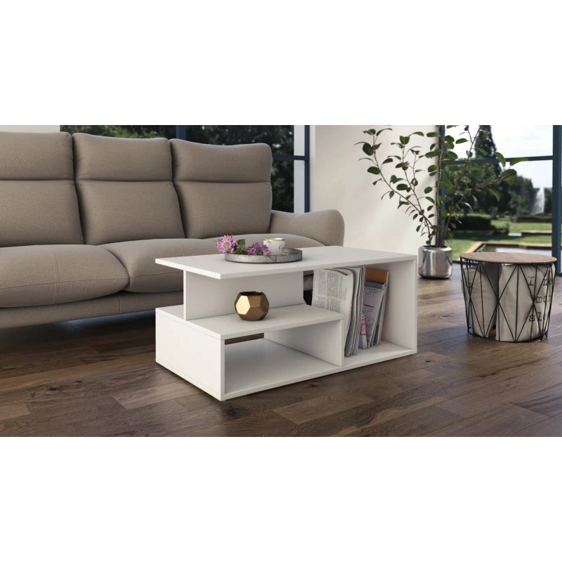 Topeshop PRIMA BIEL kohvi- / külg- / otsalaud kohvilaud vabakujuline 1 jalg (jalad)