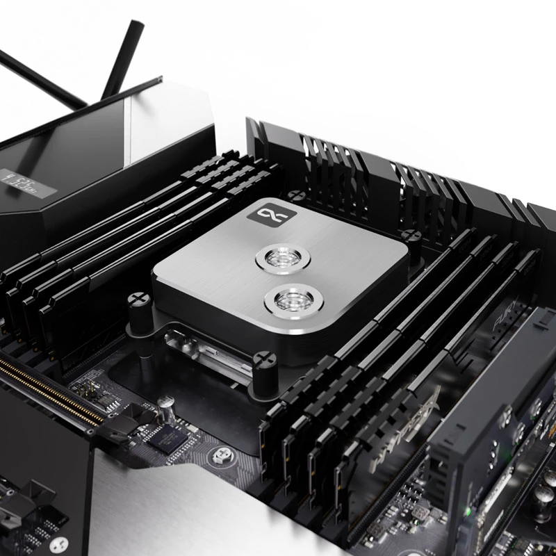 Water block Alphacool 13444 Silver 72mm x 72mm x 26.5mm