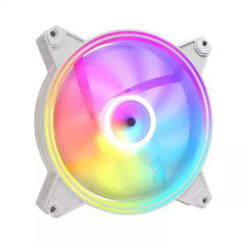 Korpuse ventilaator MODECOM VOLCANO APEX 140 ARGB valge 140mm