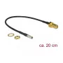 Koaksiaalkaabel DeLOCK 89912 RG-174 0,2 m TS-9 SMA must