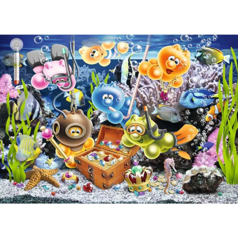 Pusle Ravensburger 12001427 — 1000 tükki, multikad, soovitatav vanus 14+