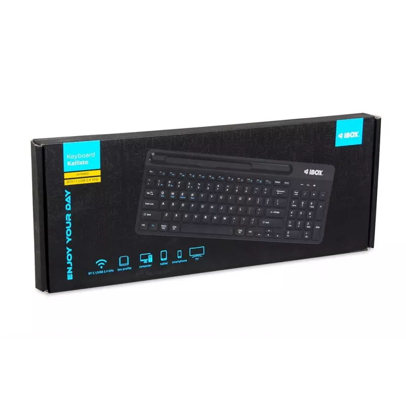 IBOX Kallisto BT/2.4GHZ juhtmevaba klaviatuur