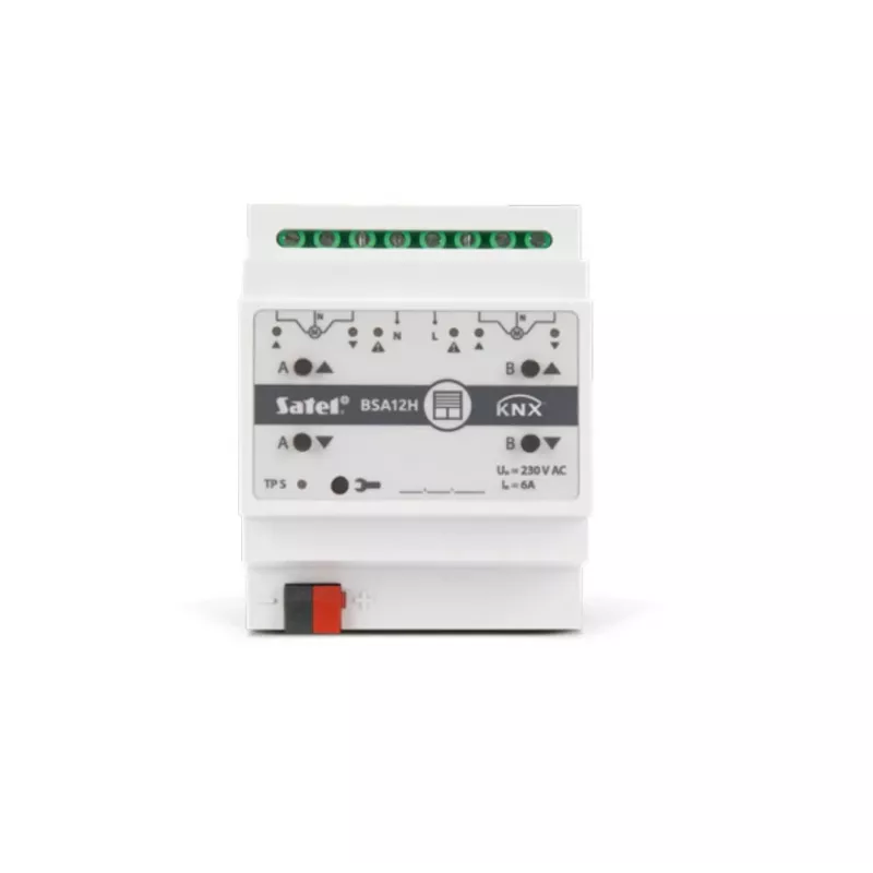 SATEL KNX 2-kanaliline luugi ajam 230V AC KNX-BSA12H