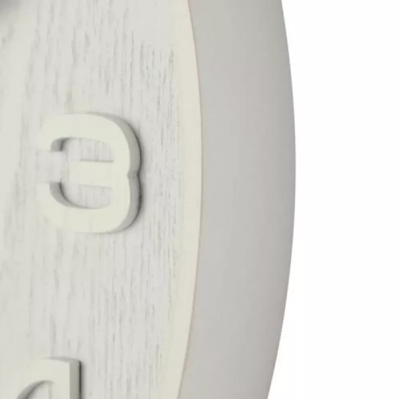 NeXtime 3096WI - Seinakell - kvartskell - Ring - Valge - Puit - Puit